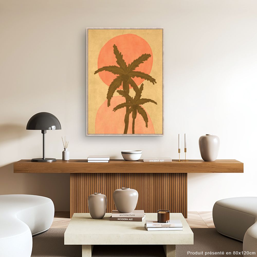 Tableau Palmiers exotiques