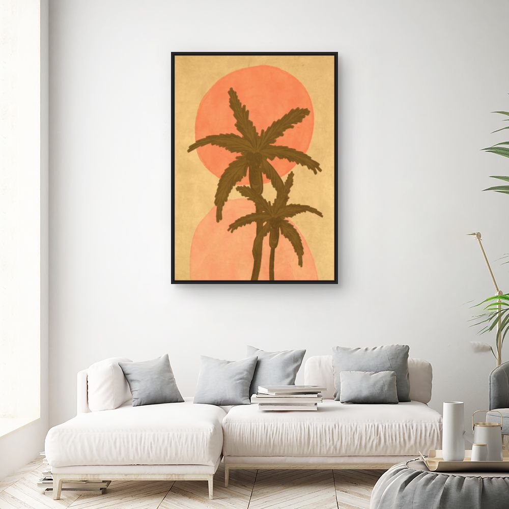 Tableau Palmiers exotiques