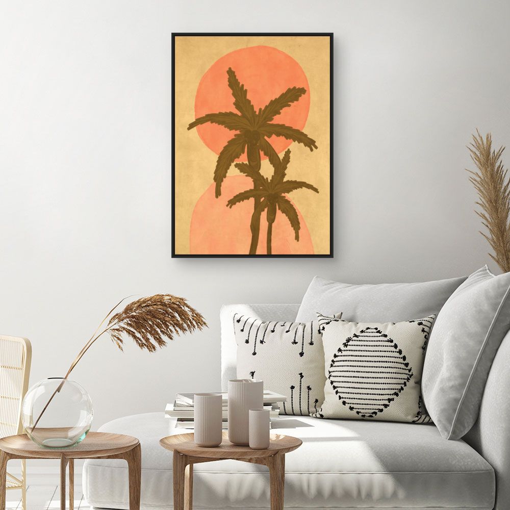 Tableau Palmiers exotiques