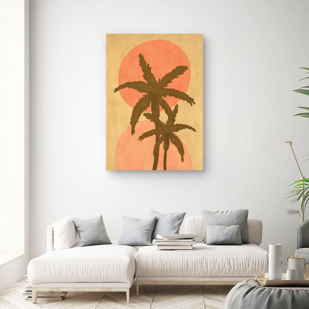 Tableau Palmiers exotiques