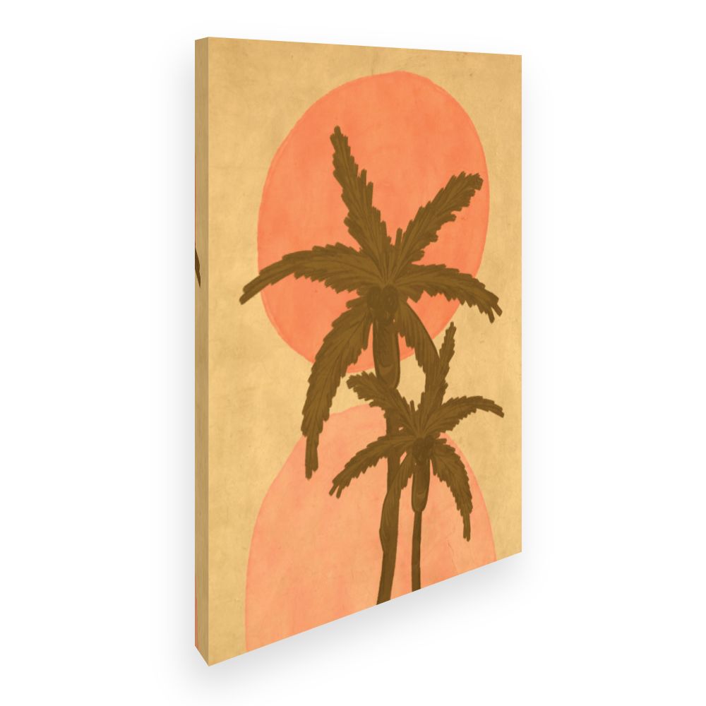 Toile Palmiers exotiques