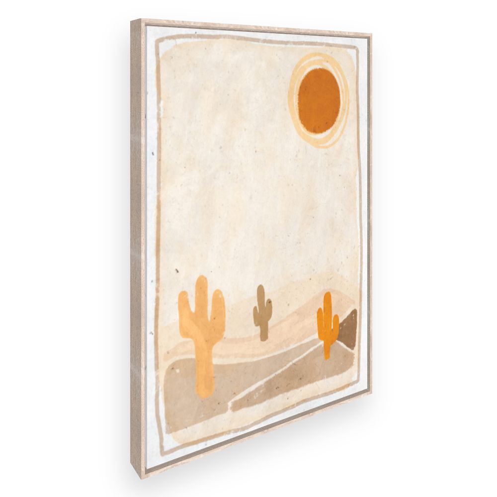 Toile Soleil désertique