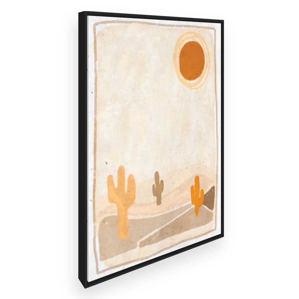 Toile Soleil désertique