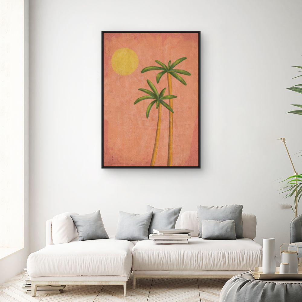 Tableau Palmiers tropicaux