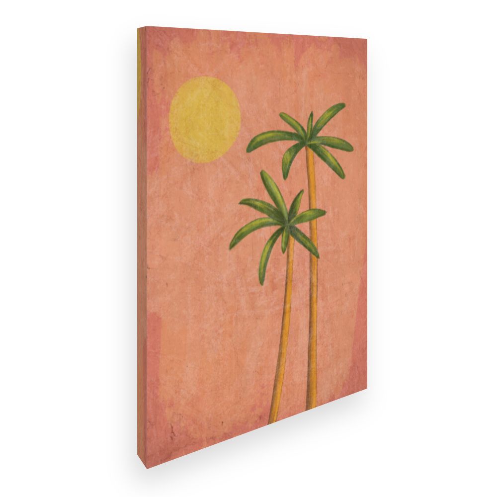 Toile Palmiers tropicaux