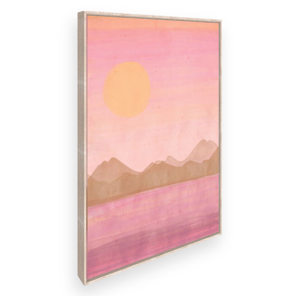 Toile Paysage au coucher du soleil