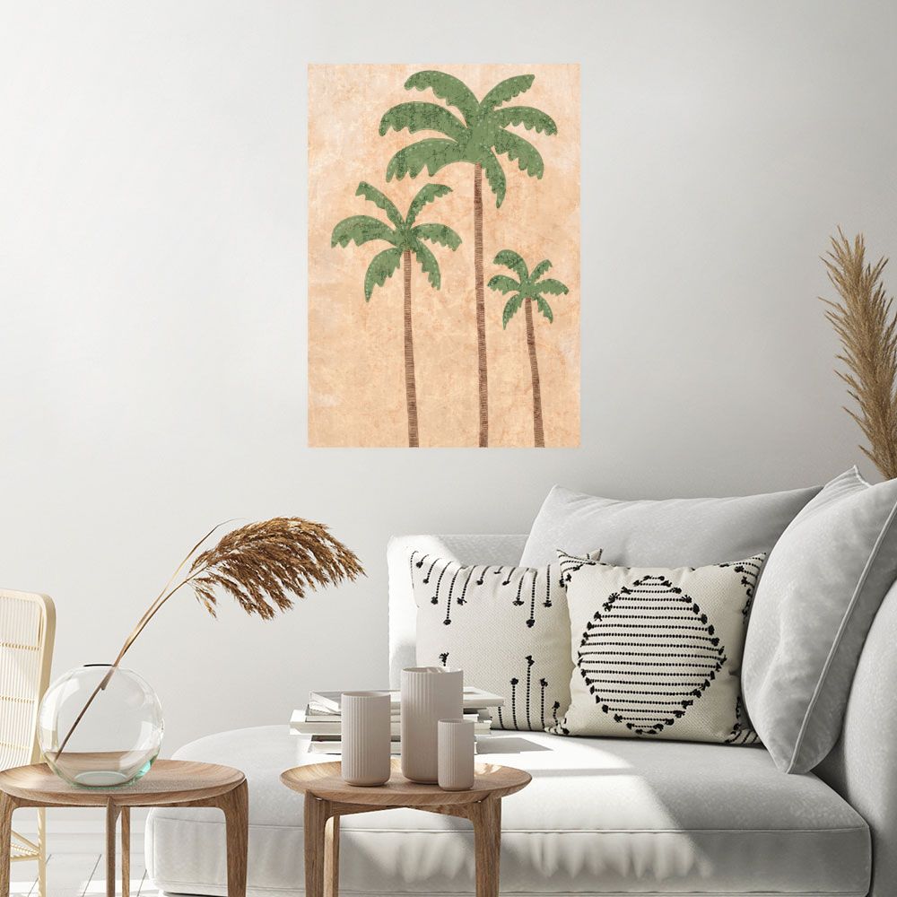Affiche Palmiers exotiques