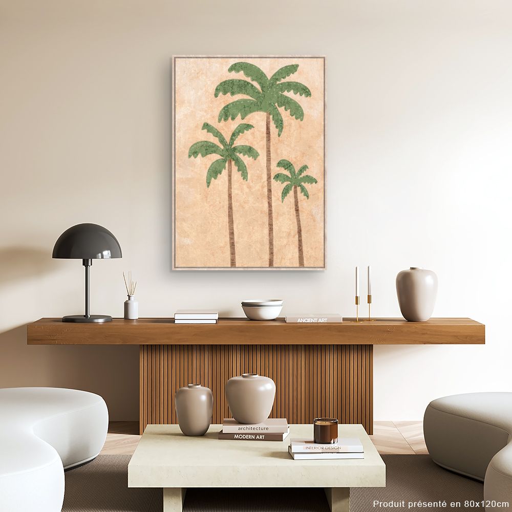 Tableau Palmiers tropicaux