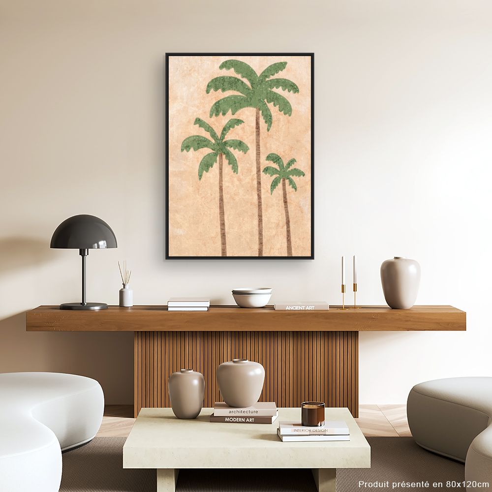 Tableau Palmiers tropicaux