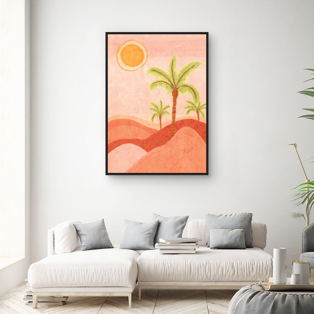 Tableau Paysage exotique