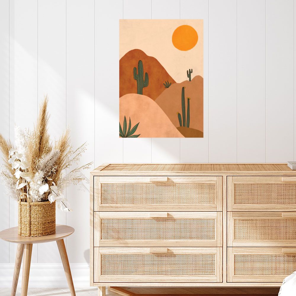 Affiche Désert ensoleillé