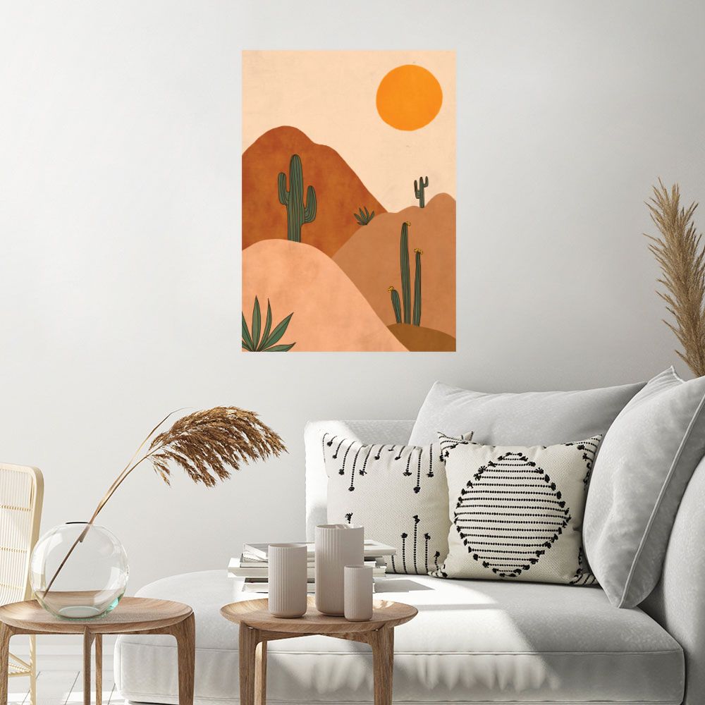 Affiche Désert ensoleillé