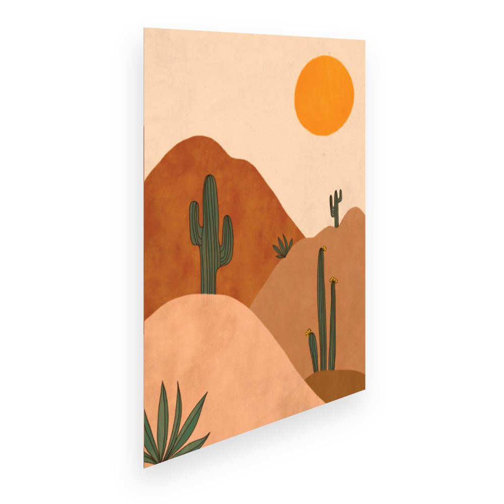 Affiche Désert ensoleillé