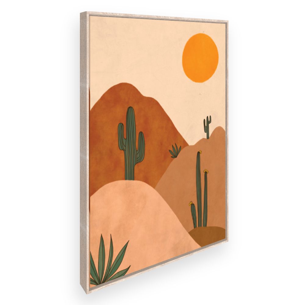 Toile Paysage désertique serein