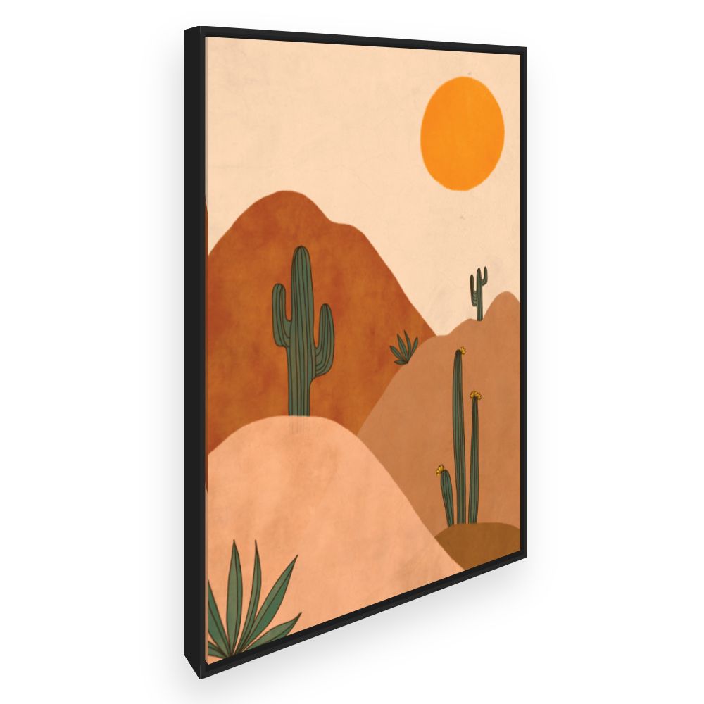 Toile Paysage désertique serein