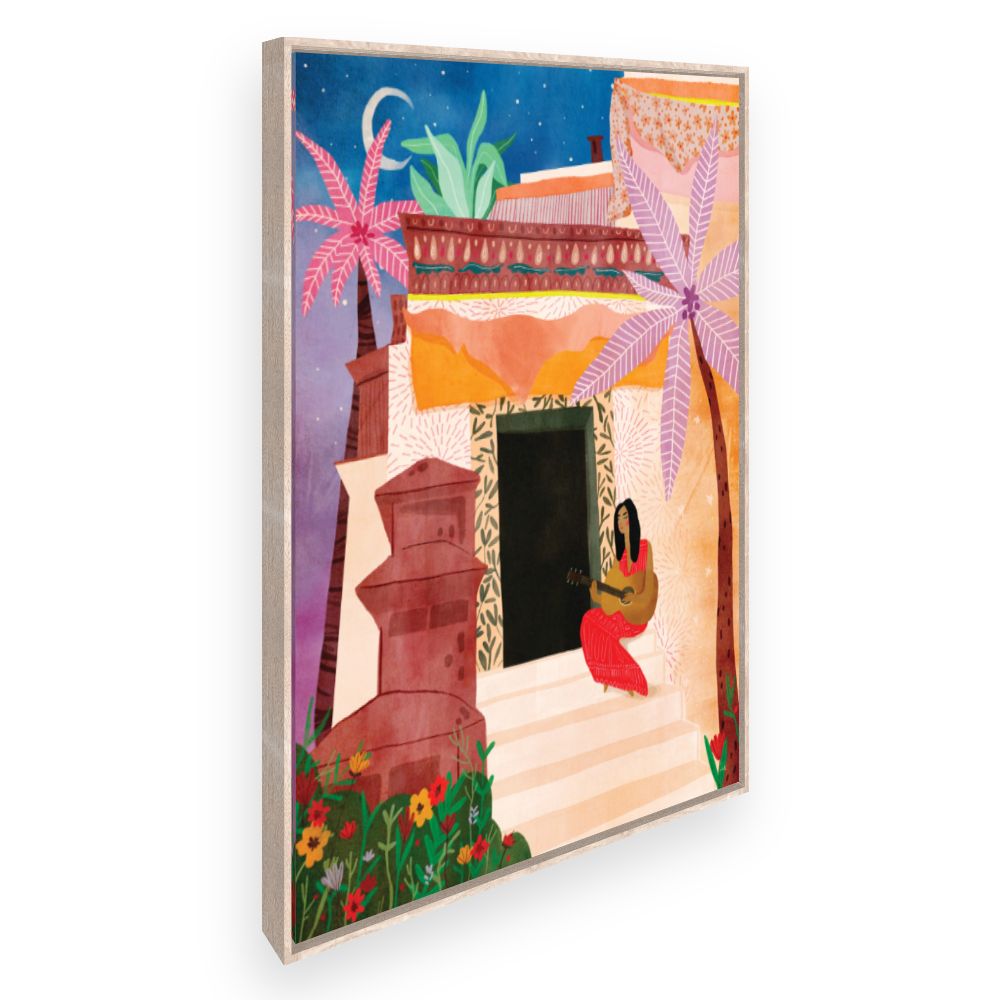 Toile Évasion exotique