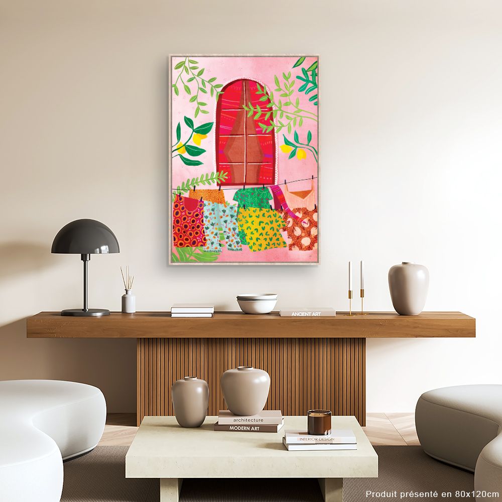 Tableau Jardin coloré