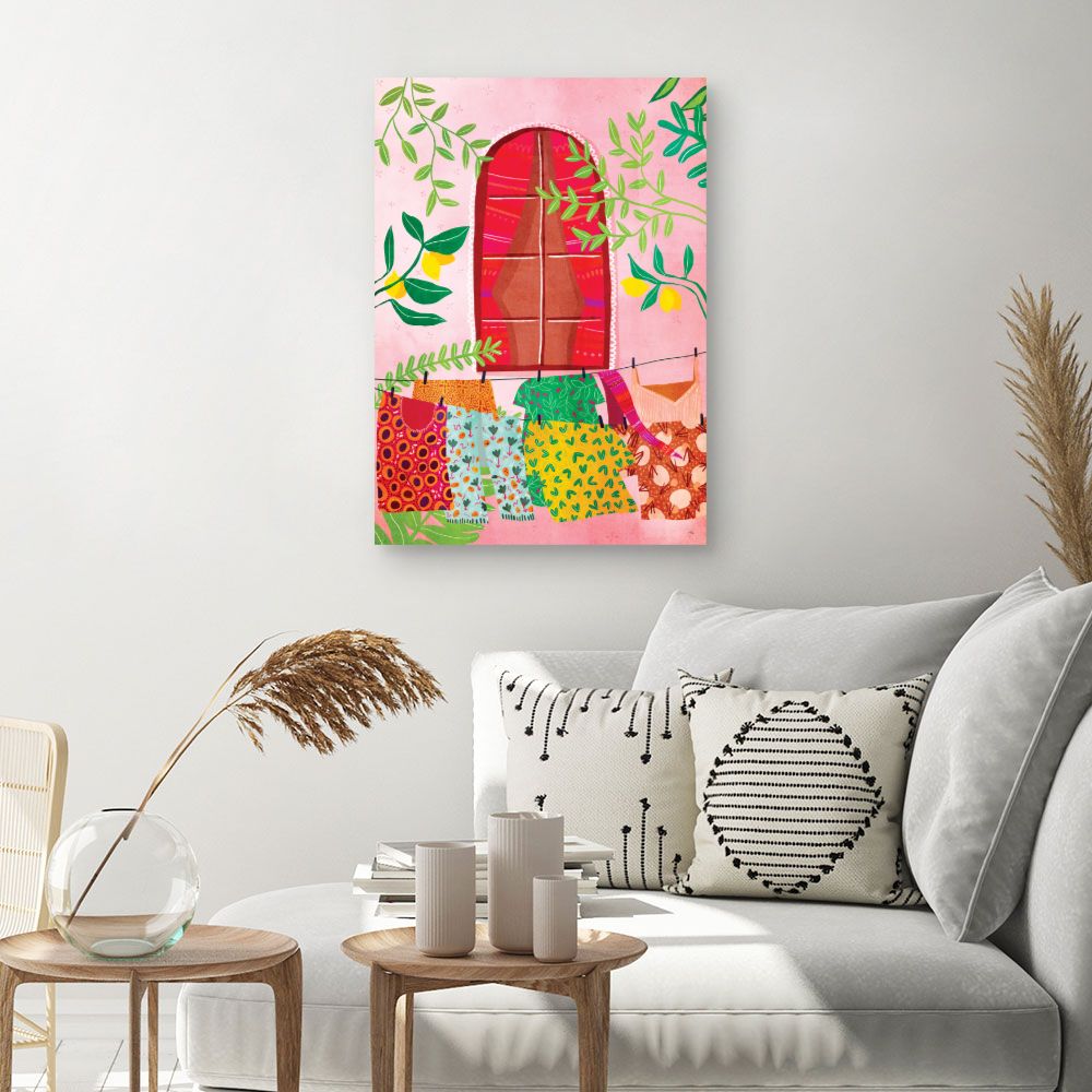 Tableau Jardin coloré