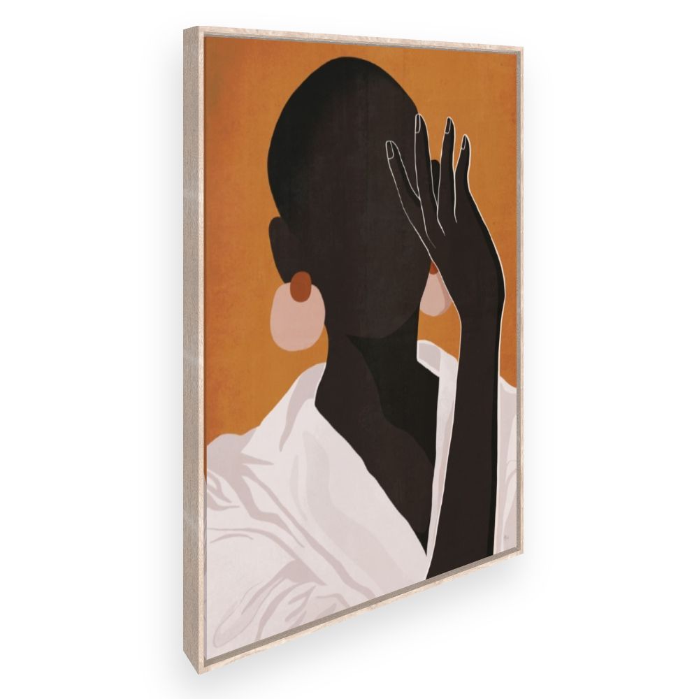 Toile Portrait minimaliste élégant