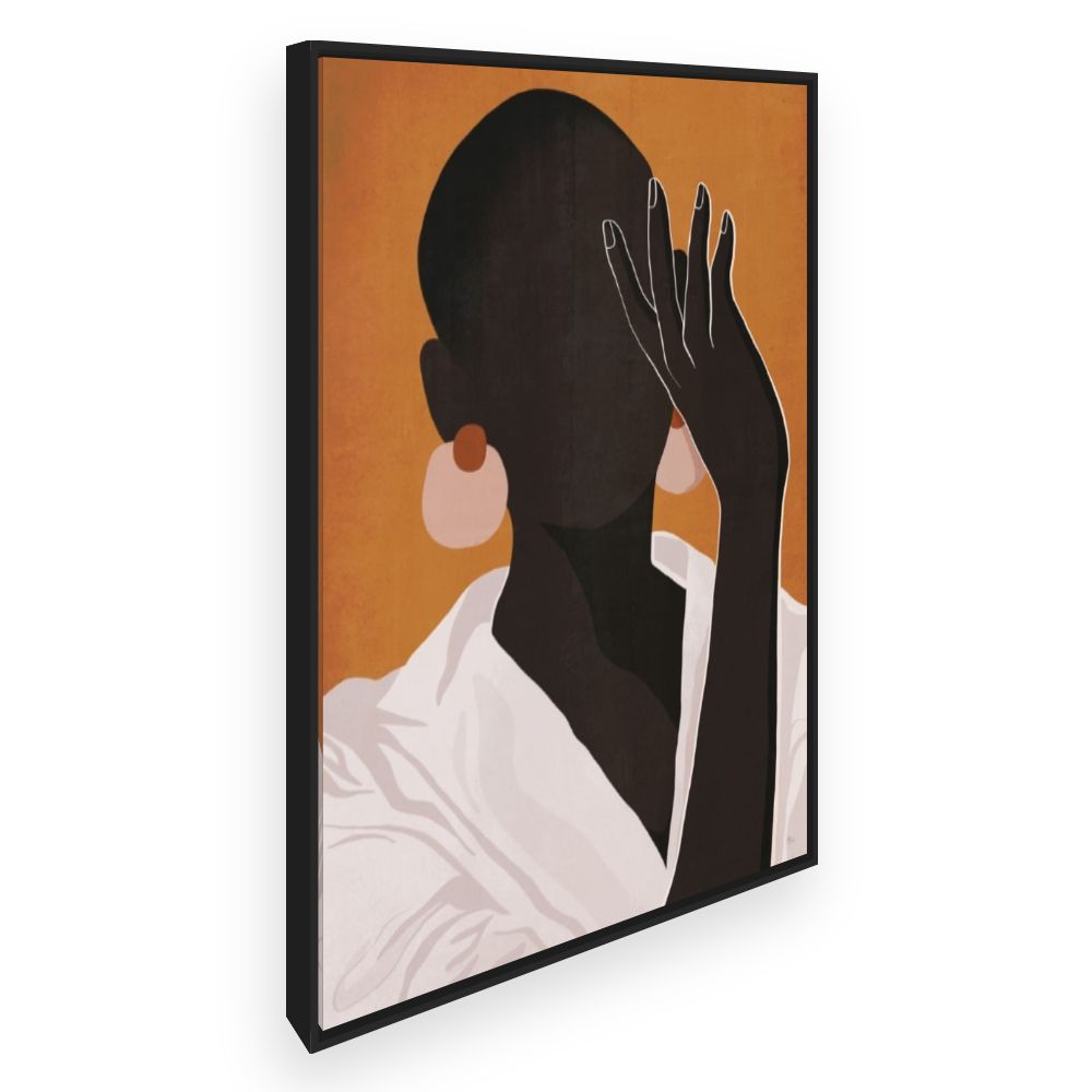Toile Portrait minimaliste élégant