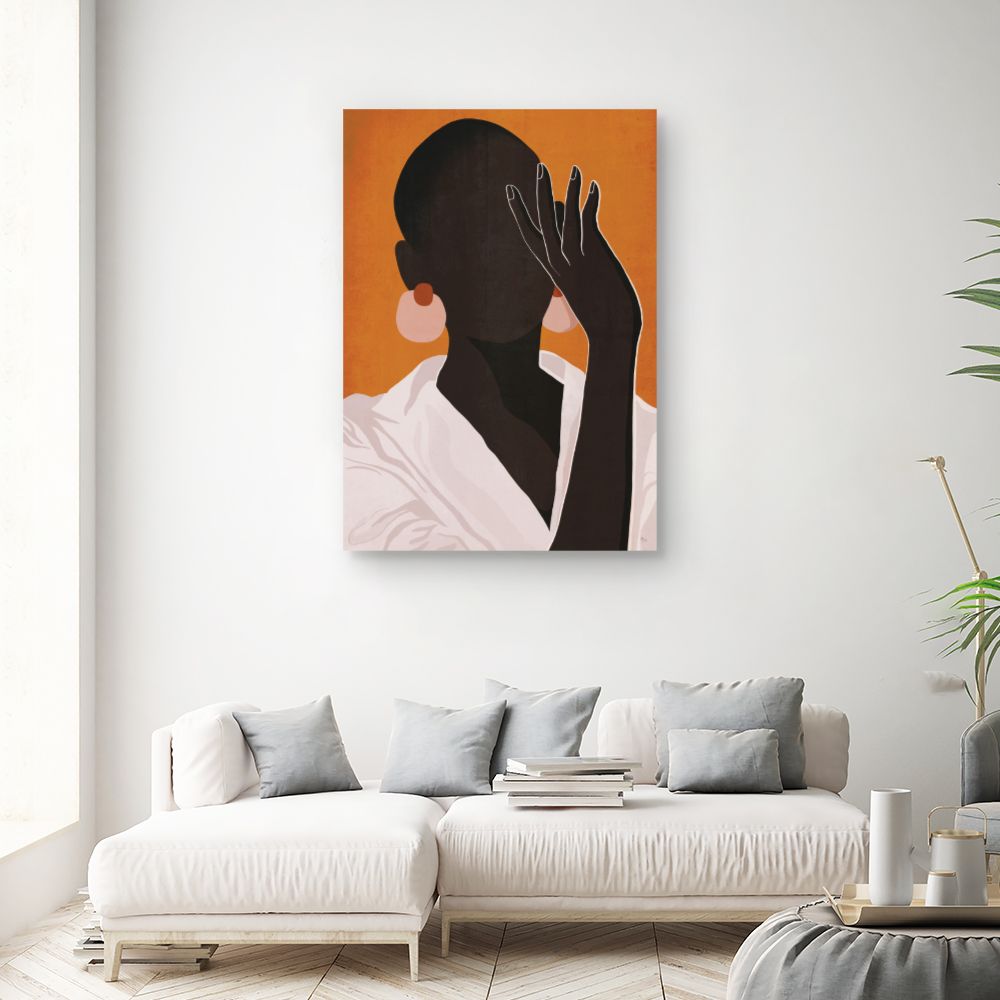 Tableau Portrait minimaliste élégant