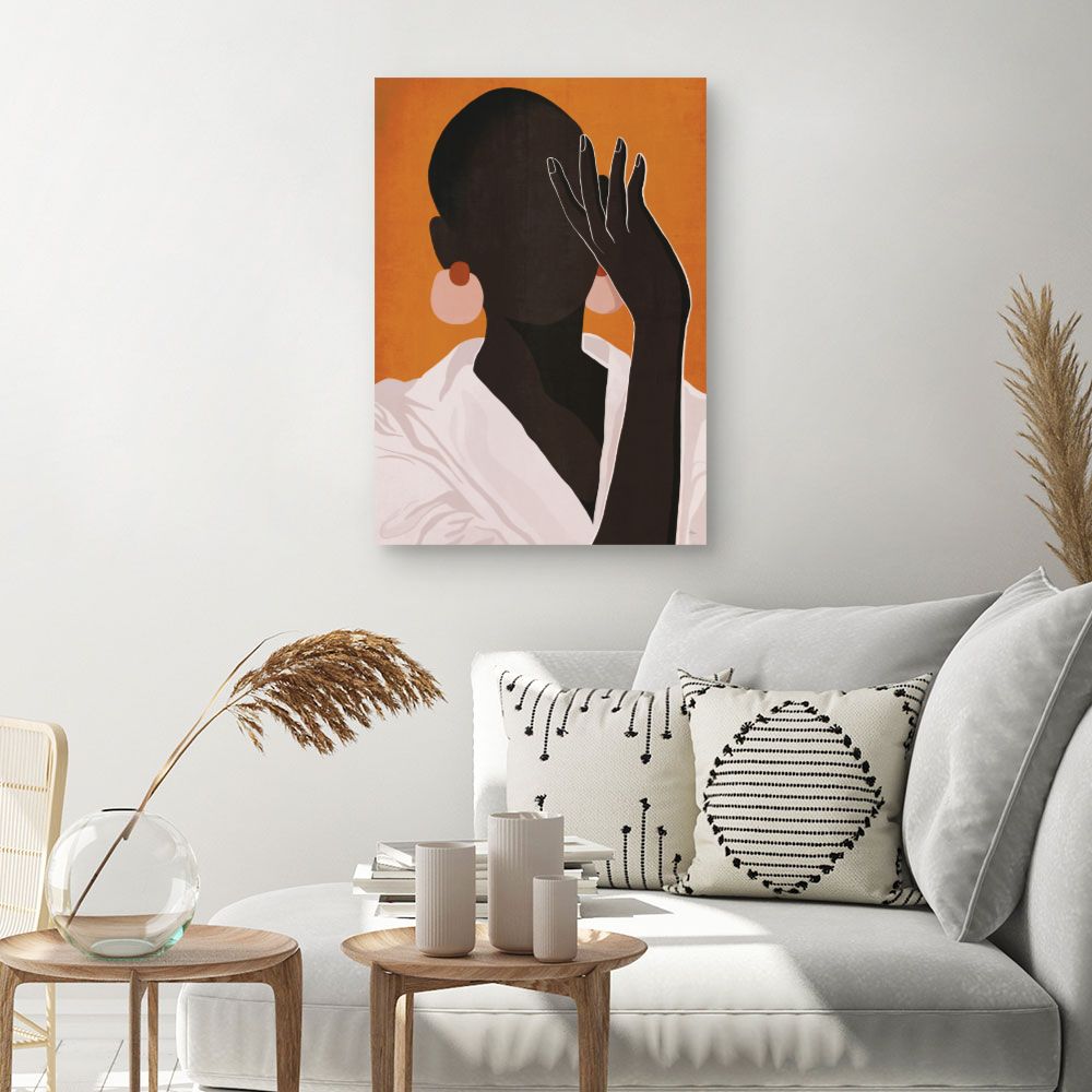 Tableau Portrait minimaliste élégant