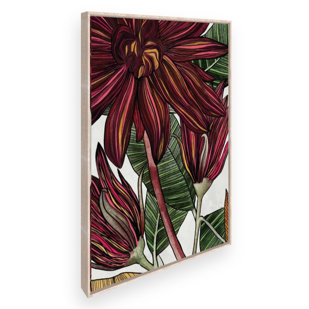 Toile Floral vibrant