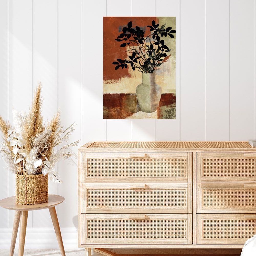 Affiche Vase floral élégant