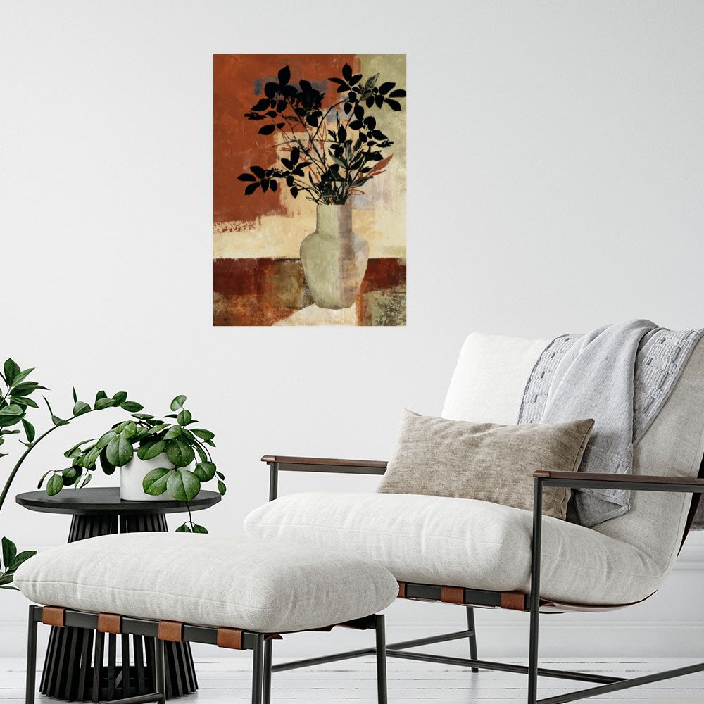 Affiche Vase floral élégant