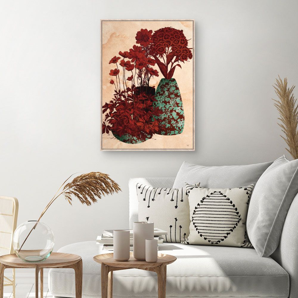 Tableau Fleurs en vases