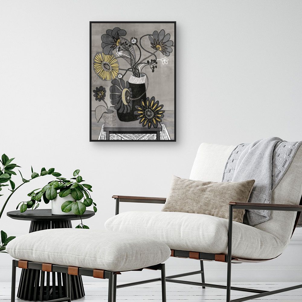 Tableau Fleurs oniriques