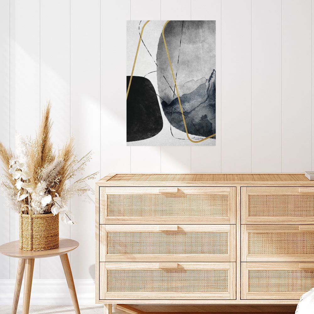 Affiche Formes abstraites élégantes