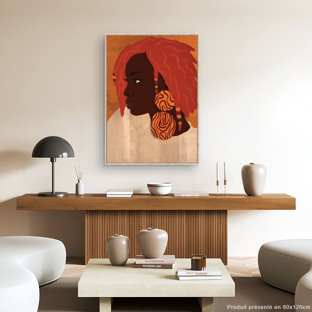 Tableau Portrait vibrant