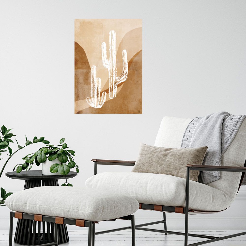 Affiche Cactus minimalistes