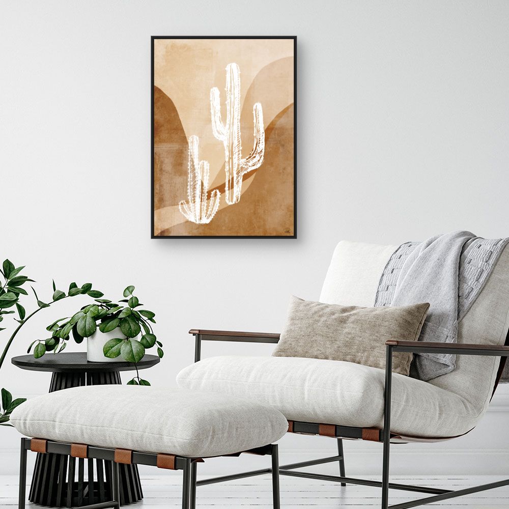 Tableau Cactus artistique
