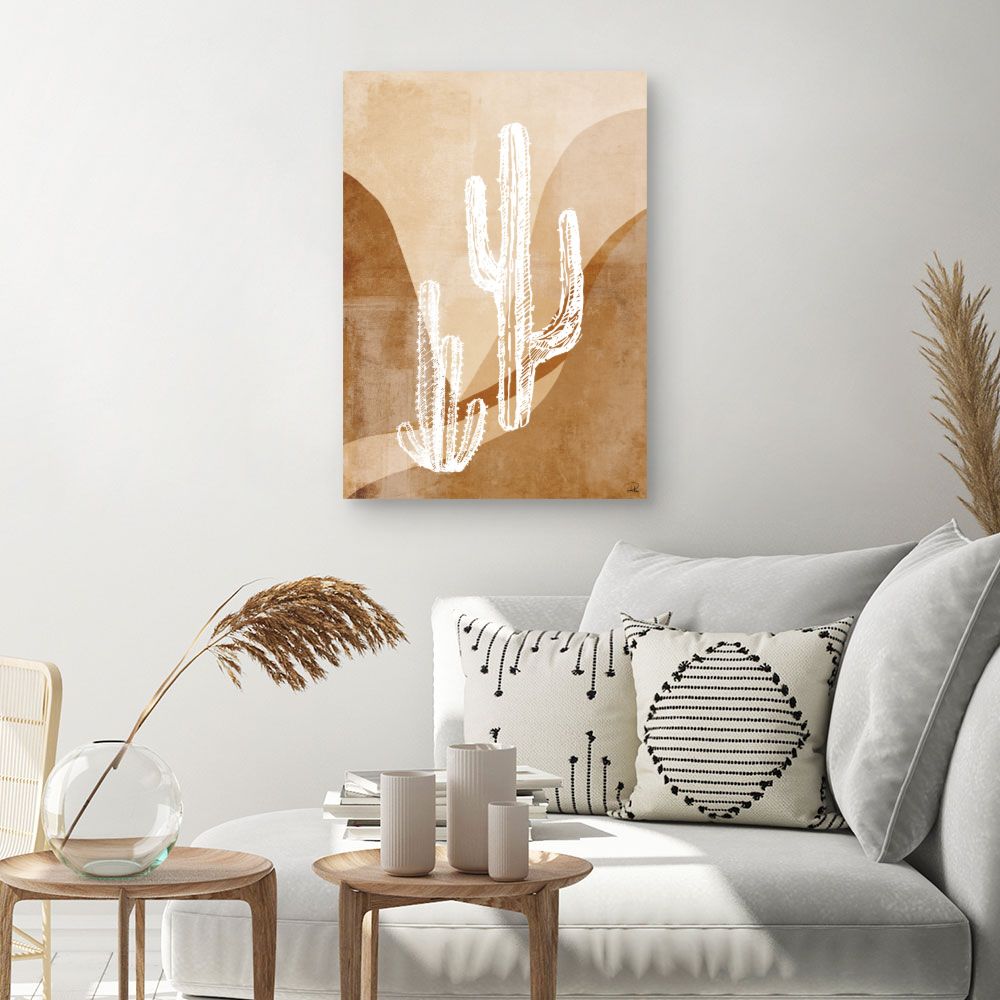 Tableau Cactus artistique