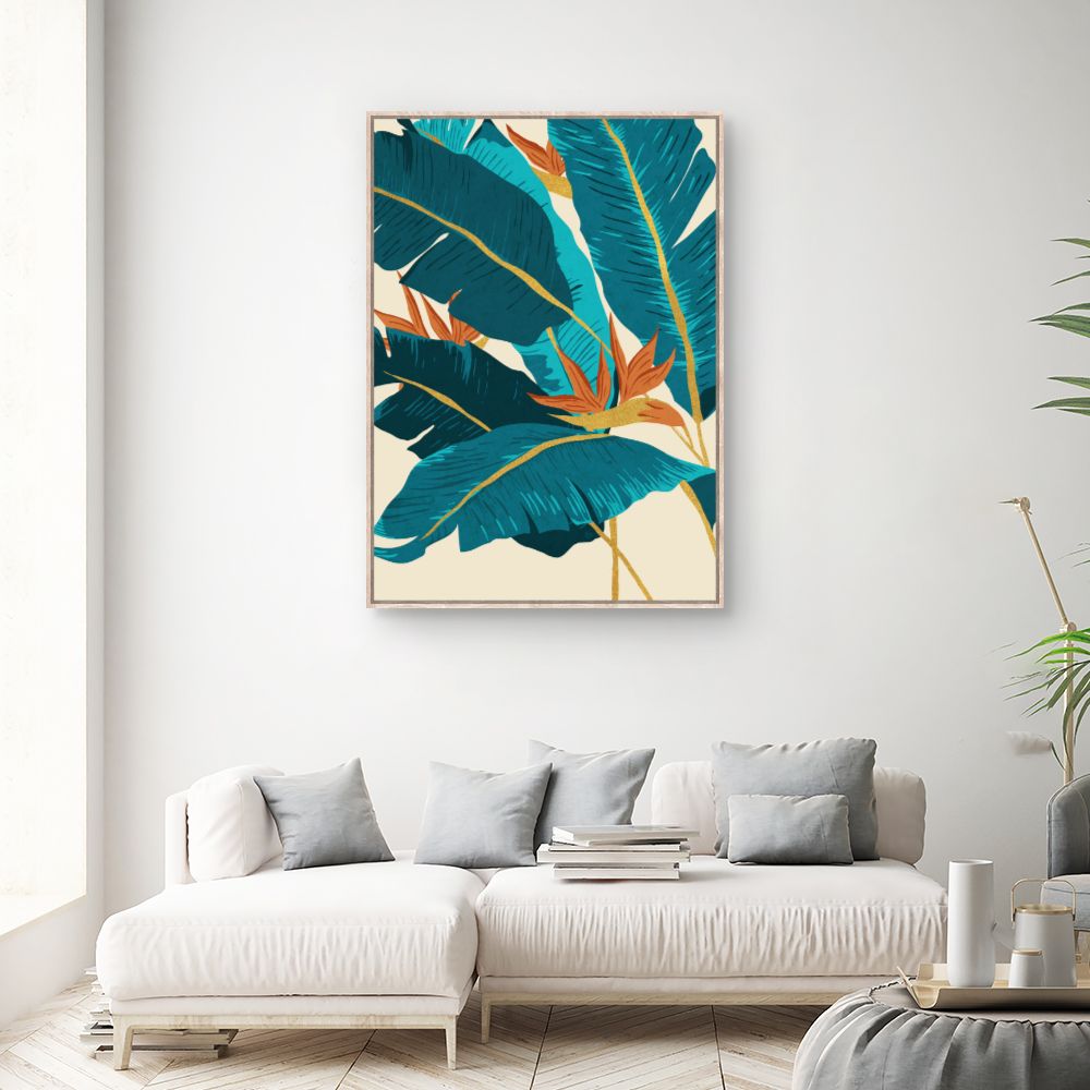 Tableau Feuillage tropical exotique