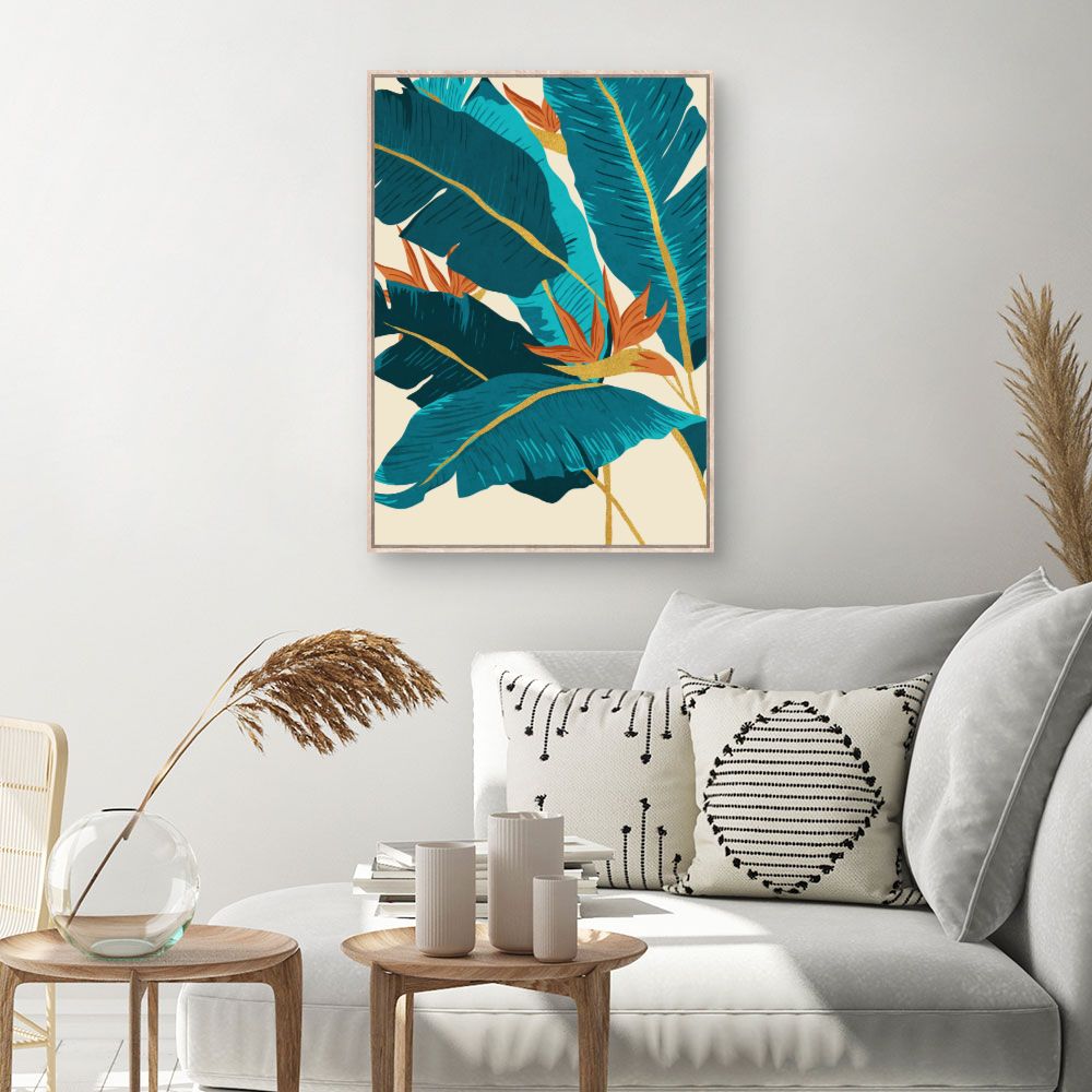 Tableau Feuillage tropical exotique