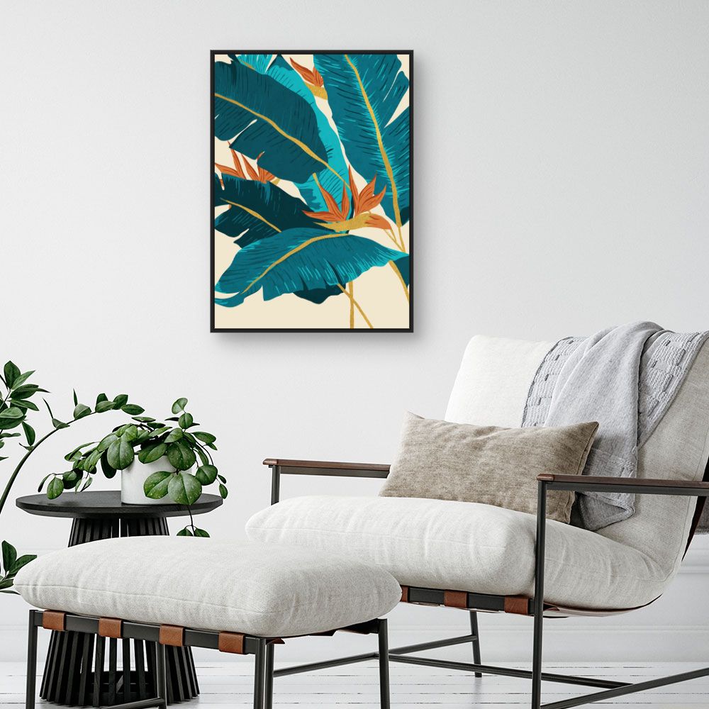 Tableau Feuillage tropical exotique
