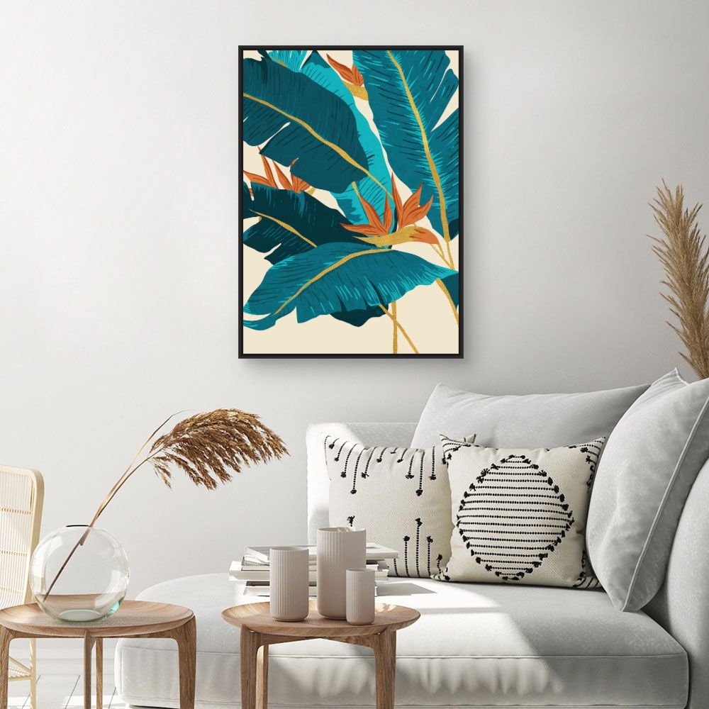 Tableau Feuillage tropical exotique