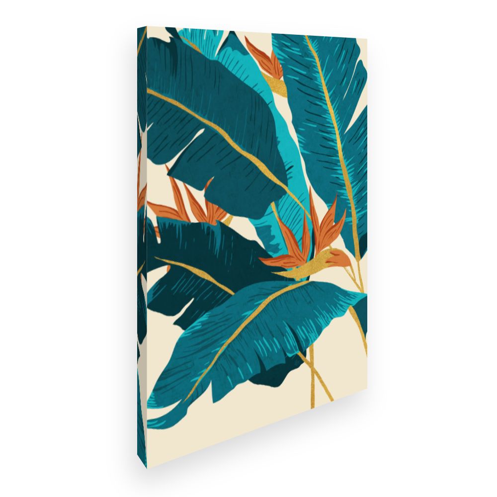 Toile Feuillage tropical exotique