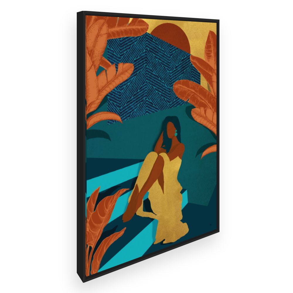 Toile Élégance exotique