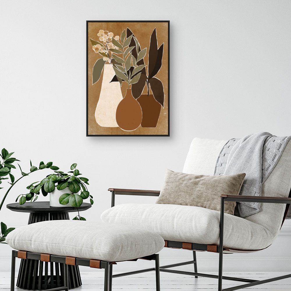 Tableau Vases et plantes