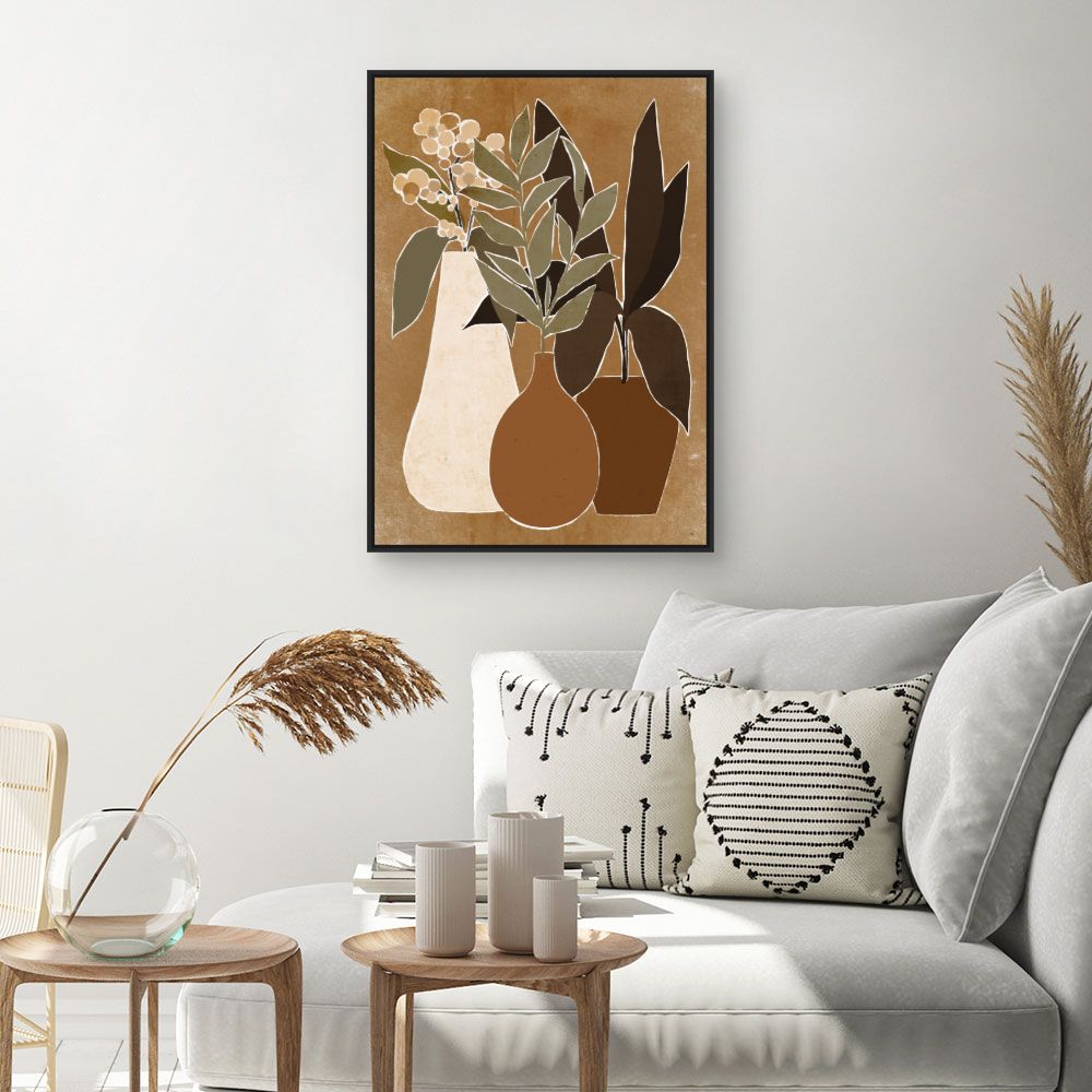 Tableau Vases et plantes