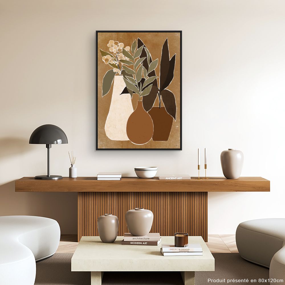 Tableau Vases et plantes