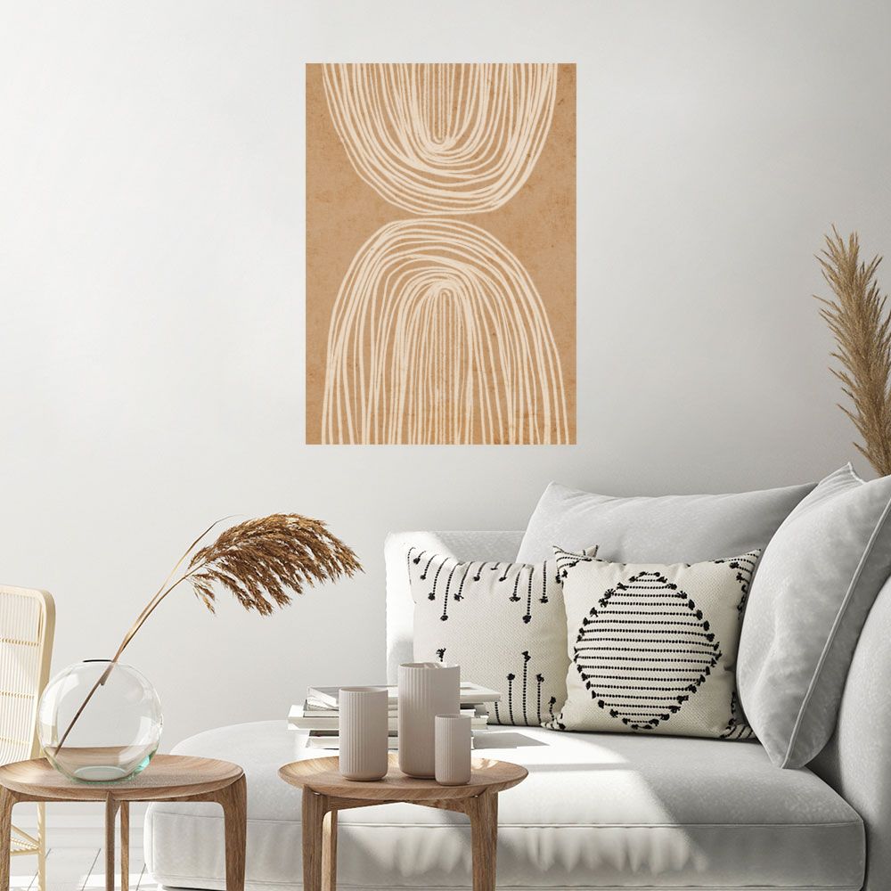 Affiche Lignes organiques