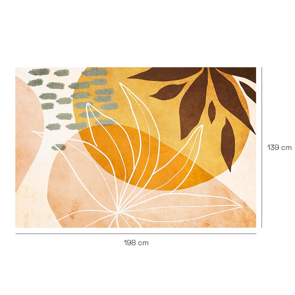 Tapis n°180 Motifs botaniques modernes