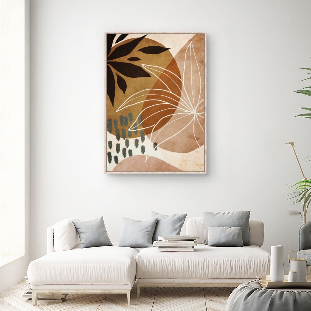 Tableau Feuillage abstrait