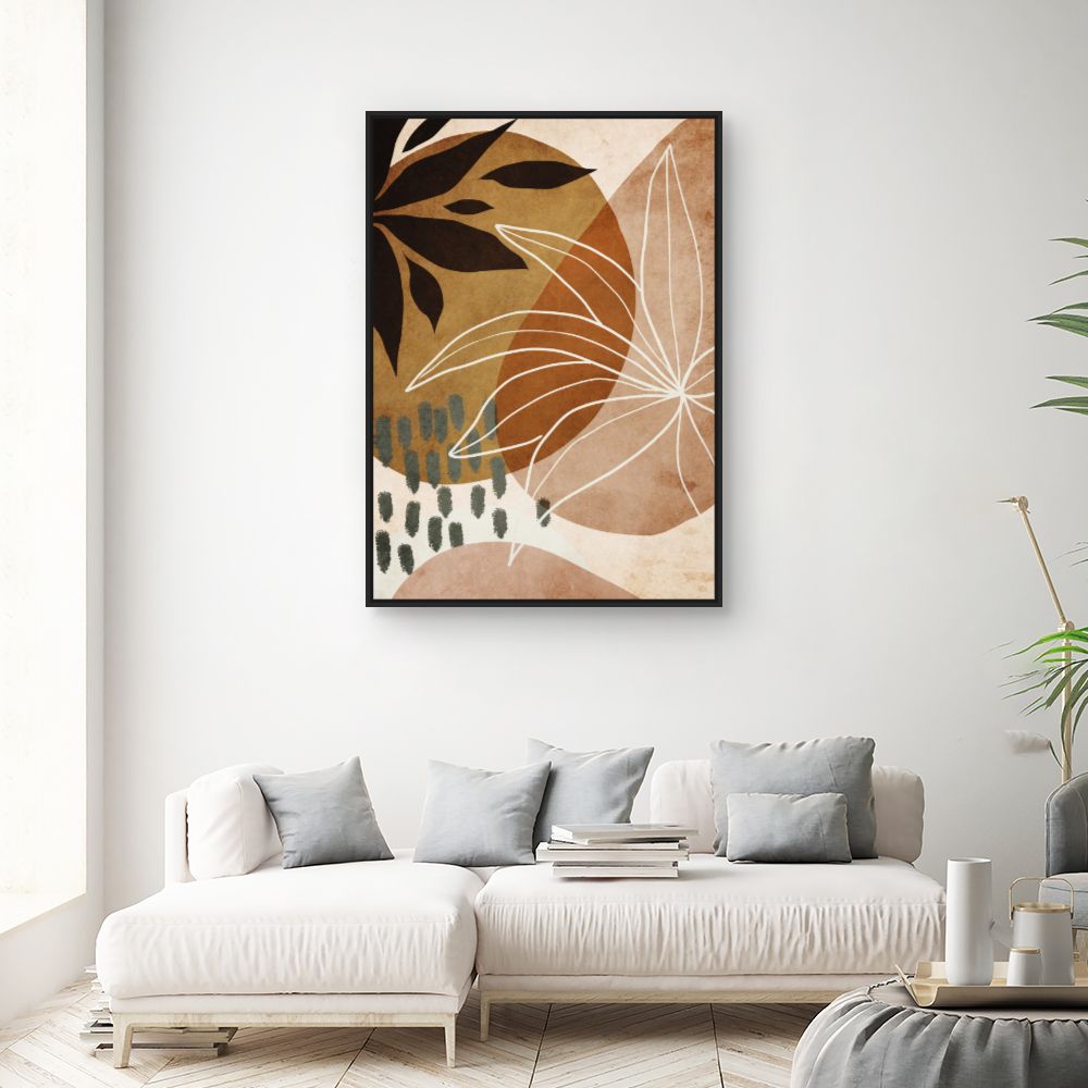 Tableau Feuillage abstrait