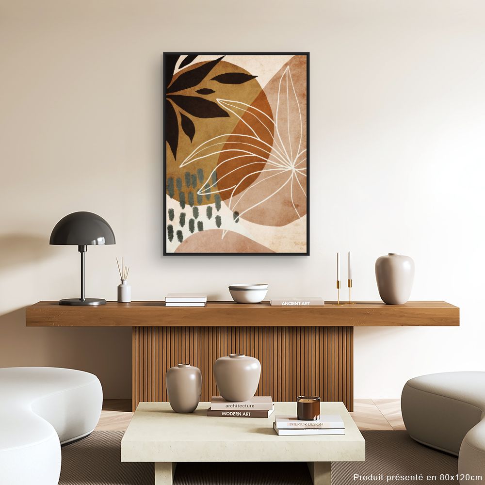 Tableau Feuillage abstrait